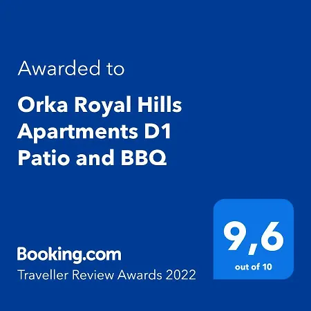 Lejlighed Orka Royal Hills D1 Patio And Bbq *